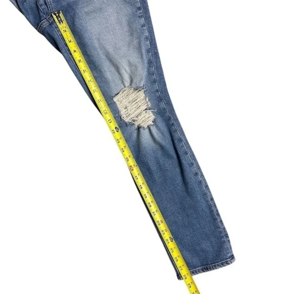 Madewell Women's Perfect Vintage Jean Size 25 Blue‎ Distressed Denim High Rise